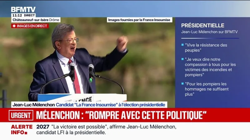 CLIMAT: « LA PRATIQUE DE LA PLANIFICATION ÉCOLOGIQUE N’EST PLUS SEULEMENT UNE ARDENTE OBLIGATION, C’EST DEVENU UNE EXIGENCE DE SURVIE », LANCE JEAN-LUC MÉLENCHON, CANDIDAT LFI