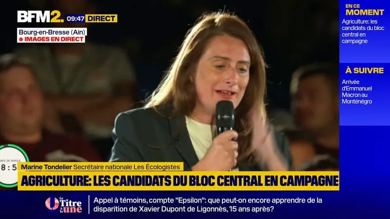 MARINE TONDELIER « REGRETTE » QUE LES AUTRES CANDIDATS À LA PRÉSIDENTIELLE REFUSENT DE DÉBATTRE