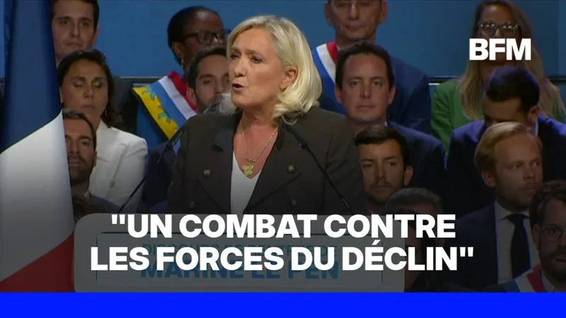 MARINE LE PEN, CANDIDATE RN, VEUT FAIRE DU LOGEMENT « UN DES GRANDS CHANTIERS DU QUINQUENNAT »