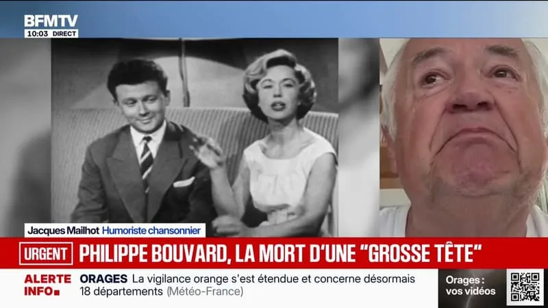 MORT DE PHILIPPE BOUVARD: « ON NE S’EST JAMAIS QUITTÉS, C’EST CINQUANTE ANS D’AMITIÉ ET DE COMPLICITÉ », CONFIE JACQUES MAILHOT, HUMORISTE CHANSONNIER