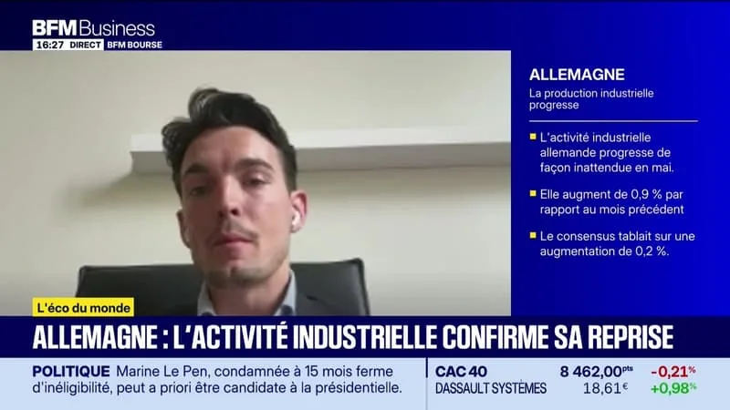 L’ÉCO DU MONDE : LA REPRISE DE L’INDUSTRIE ALLEMANDE SE CONFIRME – 07/07