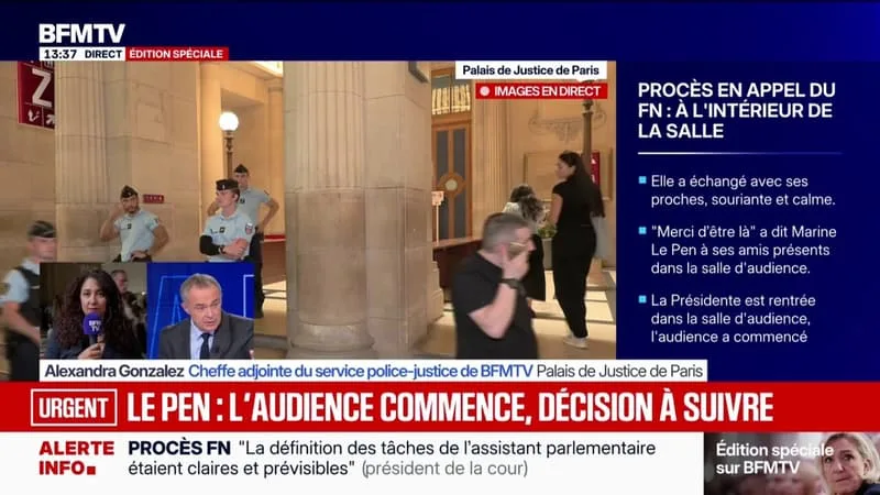PROCÈS DE MARINE LE PEN ET DU FN: LA PRÉSIDENTE DE LA COUR D’APPEL CONSIDÈRE QU’UN « MODE DE FONCTIONNEMENT » VISAIT À « S’ACCAPARER DES FONDS EUROPÉENS »