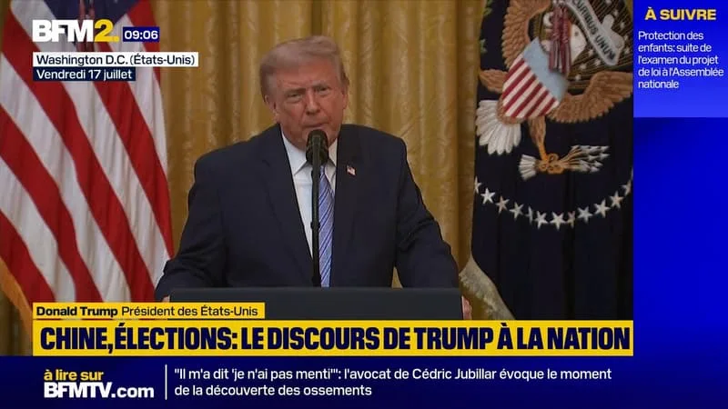 DONALD TRUMP APPELLE AU RETRAIT DES LICENCES DES CHAÎNES AMÉRICAINES QUI ONT REFUSÉ DE DIFFUSER SON ALLOCUTION