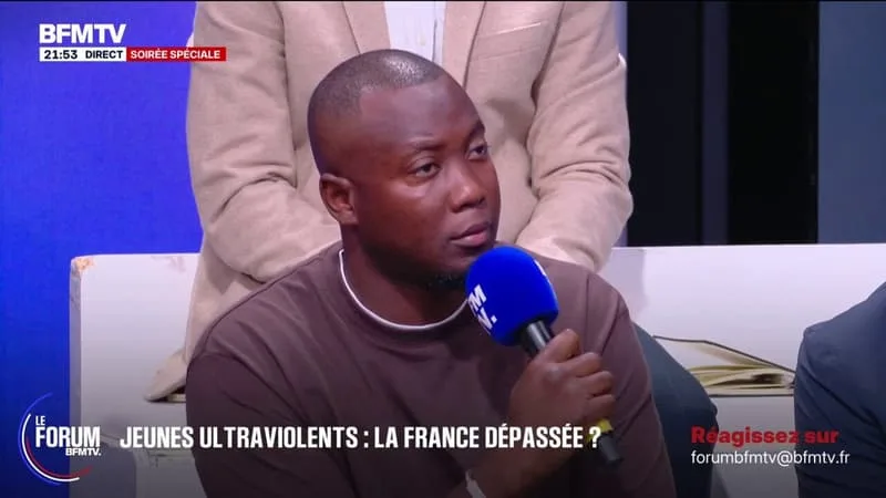 FORUM BFMTV – VIOLENCES DES MINEURS: « JE SUIS PASSÉ PAR CETTE AUTO-JUSTICE, QUI A ÉTÉ UNE AUTODESTRUCTION », TÉMOIGNE ADAMA, ÉDUCATEUR ET FONDATEUR DE L’ASSOCIATION SADA