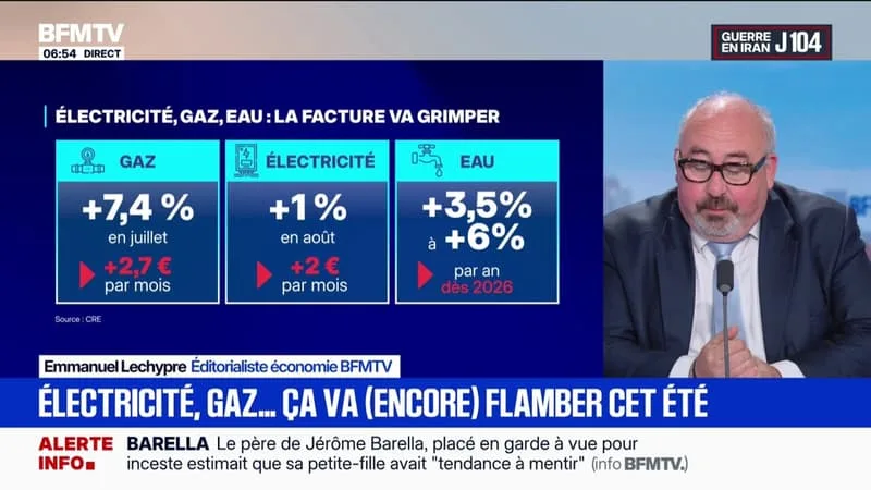 LES FACTURES DE GAZ, D’ÉLECTRICITÉ ET D’EAU VONT ENCORE AUGMENTER