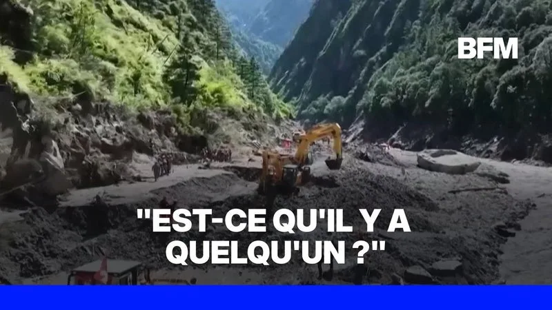 AU NÉPAL, LA COURSE CONTRE LA MONTRE POUR RETROUVER DES SURVIVANTS DES CRUES DÉVASTATRICES