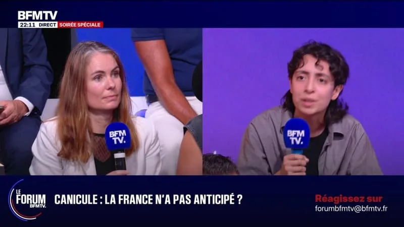 FORUM BFMTV – « QUAND ON EST MACRONISTE, JE SUPPOSE QU’ON NE SUBIT PAS LA CANICULE COMME TOUS LES AUTRES »: L’ÉCHANGE ENTRE LENNA, ÉTUDIANTE ET OLGA GIVERNET, DÉPUTÉE EPR