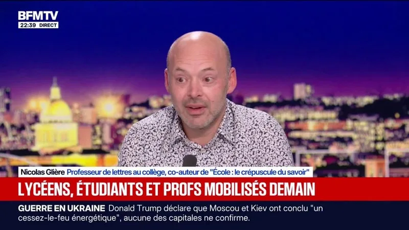 COLÈRE LYCÉENNE: « UN POUVOIR QUI, DEPUIS PRÈS DE 40 ANS, N’ÉCOUTE PAS LES REVENDICATIONS DES PROFESSEURS ET DES ÉTUDIANTS », DÉNONCE NICOLAS GLIÈRE, PROFESSEUR DES LETTRES AU COLLÈGE