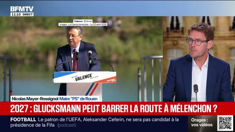 PRÉSIDENTIELLE: JEAN-LUC MÉLENCHON « EST LE CANDIDAT DE GAUCHE QUI DONNE L’ASSURANCE À MARINE LE PEN DE L’EMPORTER », ASSURE NICOLAS MAYER-ROSSIGNOL, MAIRE PS DE ROUEN