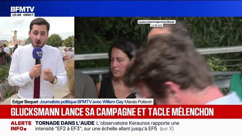 PRÉSIDENTIELLE 2027: « NOUS SERONS CAPABLES DE PROPOSER UNE DYNAMIQUE », ASSURE RAPHAËL GLUCKSMANN, LORS DE SON PREMIER DÉPLACEMENT DE CAMPAGNE