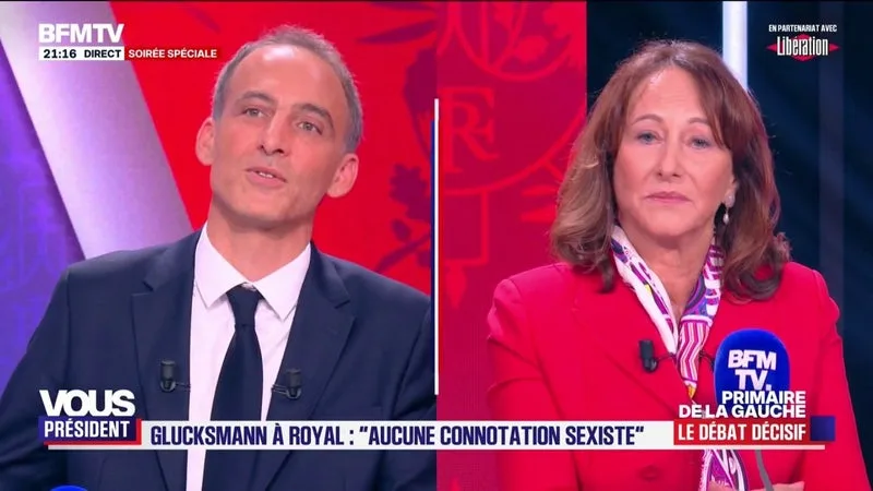 RAPHAËL GLUCKSMANN À SÉGOLÈNE ROYAL: « JE SUIS VRAIMENT DÉSOLÉ SI CES PROPOS ONT ÉTÉ PERÇUS COMME ÉTANT SEXISTES »
