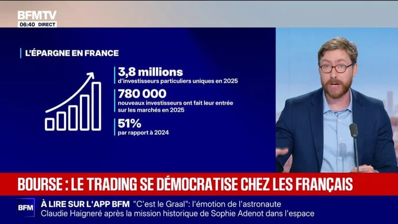 BOURSE: LE TRADING SE DÉMOCRATISE CHEZ LES FRANÇAIS