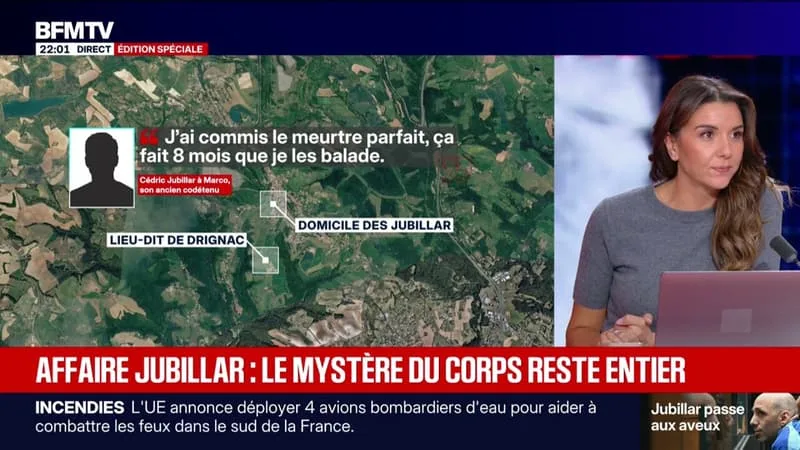 AFFAIRE JUBILLAR: LE MYSTÈRE DU CORPS RESTE ENTIER