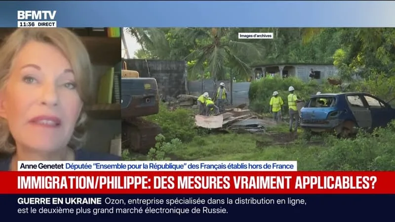 MAYOTTE: « JE NE SUIS PAS SÛRE QUE CETTE PRESSION MIGRATOIRE QUI VIENT DES COMORES SERAIT RÉSOLUE PAR UNE ACTION SUR LE DROIT D’ASILE », DÉCLARE ANNE GENETET (ENSEMBLE) APRÈS LES PROPOSITIONS D’ÉDOUARD PHILIPPE