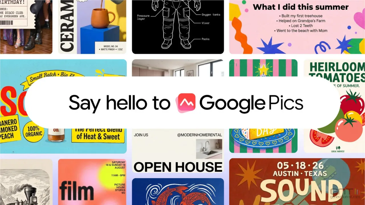 GOOGLE PICS AVEC NANO BANANA POUR LA CONCEPTION GRAPHIQUE