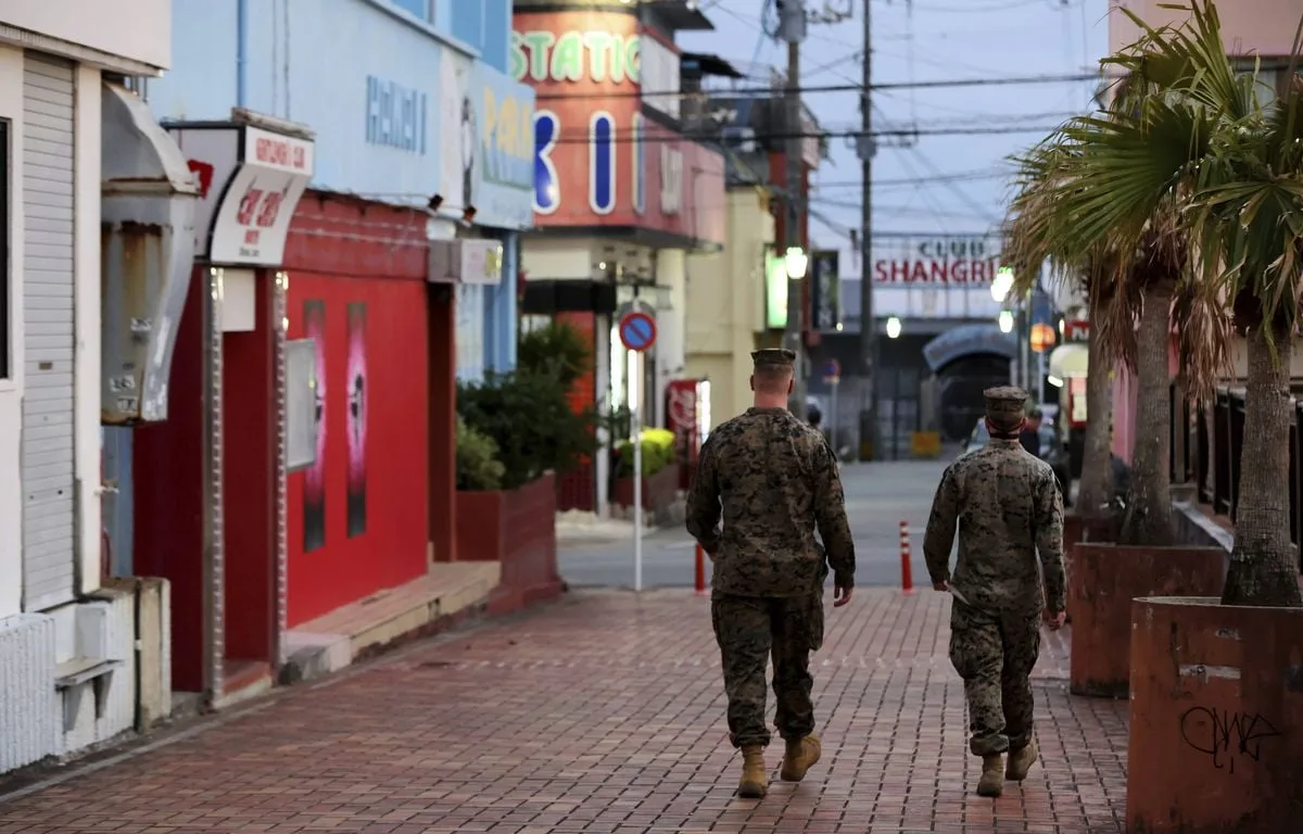 JAPON : DES MILITAIRES AMÉRICAINS SOUMIS À UN COUVRE-FEU APRÈS LE MEURTRE D’UNE FEMME