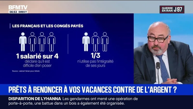 BFM CONSO : PRÊTS À RENONCER À VOS VACANCES CONTRE DE L’ARGENT ? – 04/06