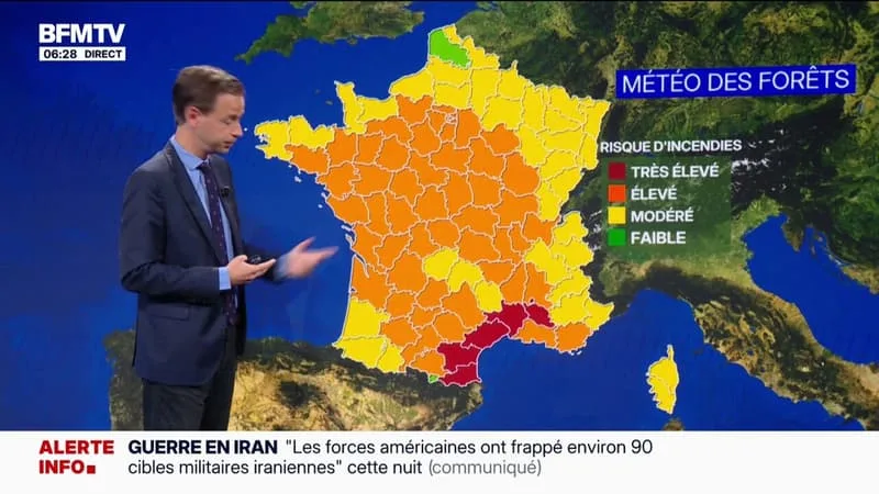 PRÈS DE 20°C D’ÉCART CE MATIN ENTRE LE SUD ET LE NORD DE LA FRANCE : 30°C AU CAP BÉAR (PYRÉNÉES-ORIENTALES), CONTRE SEULEMENT 11°C À LANNION (CÔTES-D’ARMOR)