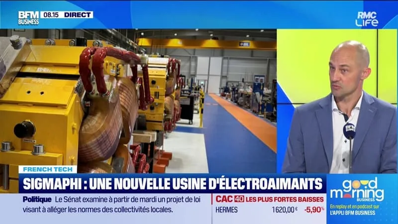 FRENCH TECH : SIGMAPHI, UNE NOUVELLE USINE D’ÉLECTROAIMANTS – 23/06
