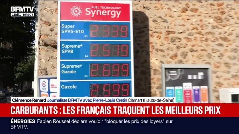 LES PRIX DU CARBURANT ATTEIGNENT DES SOMMETS DANS CERTAINES STATIONS-SERVICE AVEC LE GAZOLE À 2,60 EUROS