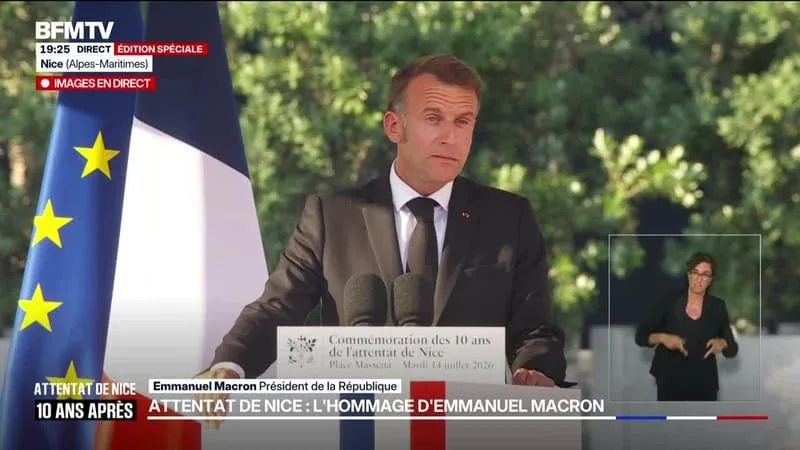 ÉDITION SPÉCIALE – ATTENTAT DE NICE : L’HOMMAGE D’EMMANUEL MACRON – 14/07