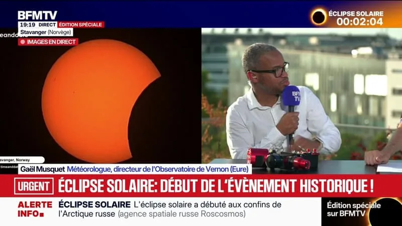 ÉCLIPSE SOLAIRE: DÉBUT DE L’ÉVÈNEMENT HISTORIQUE EN NORVÈGE