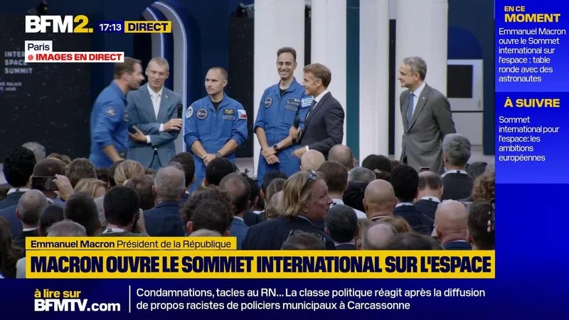 ESPACE: EMMANUEL MACRON CONFIRME QUE THOMAS PESQUET SERA LE COMMANDANT DE LA PROCHAINE MISSION PAM VERS L’ISS