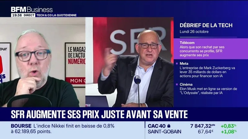 SFR AUGMENTE SES PRIX, JUSTE AVANT SA VENTE – 26/10