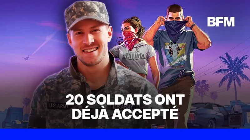 QUATRE JOURS DE CONGÉS POUR JOUER À « GTA VI »: L’AMUSANTE OFFRE D’UN BATAILLON DE L’ARMÉE AMÉRICAINE À SES SOLDATS POUR SE RÉENGAGER