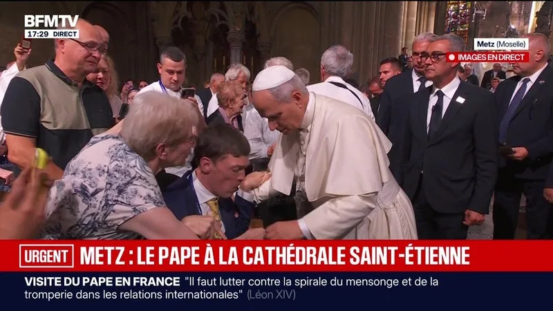 MARSCHALL TRUCHOT : METZ, LE PAPE À LA CATHÉDRALE SAINT-ÉTIENNE – 28/09