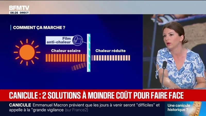 RAFRAICHISSEUR D’AIR, FILMS ANTI-CHALEUR… DEUX SOLUTIONS À MOINDRE COÛT POUR FAIRE FACE À LA CANICULE