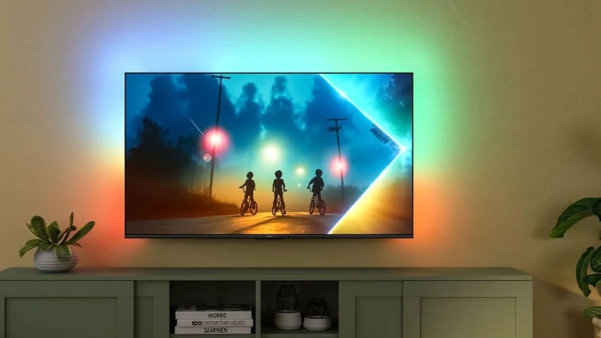 L’AMBILIGHT AURA RAREMENT ÉTÉ AUSSI ACCESSIBLE QU’AVEC CE TV PHILIPS 4K DE 55″ BRADÉ À SEULEMENT 379 €