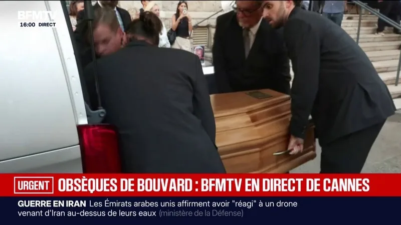 OBSÈQUES DE PHILIPPE BOUVARD: LA CÉRÉMONIE RELIGIEUSE S’ACHÈVE