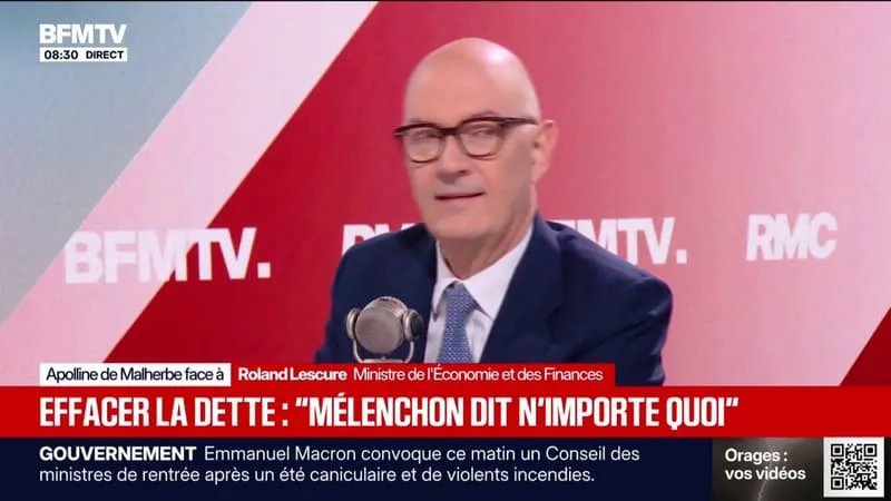 BUDGET 2027: LA DÉSINDEXATION DES RETRAITES « FAIT PARTIE DES PISTES » D’ÉCONOMIES ENVISAGÉES PAR LE GOUVERNEMENT, DÉCLARE ROLAND LESCURE, MINISTRE DE L’ÉCONOMIE