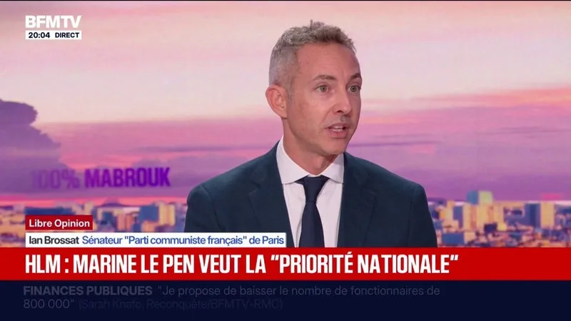 « PRIORITÉ NATIONALE » POUR LE LOGEMENT PLAIDÉE PAR LE RN: « IL Y A UNE OBSESSION À CLASSER LES GENS », ESTIME IAN BROSSAT (PCF)