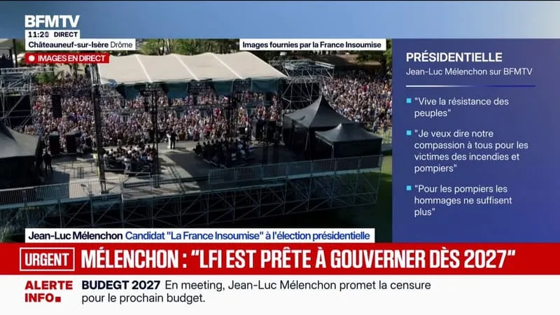 JEAN-LUC MÉLENCHON, CANDIDAT LFI À LA PRÉSIDENTIELLE, DÉNONCE ET VEUT SE LIBÉRER DE « LA DICTATURE DE L’ACTIONNARIAT »
