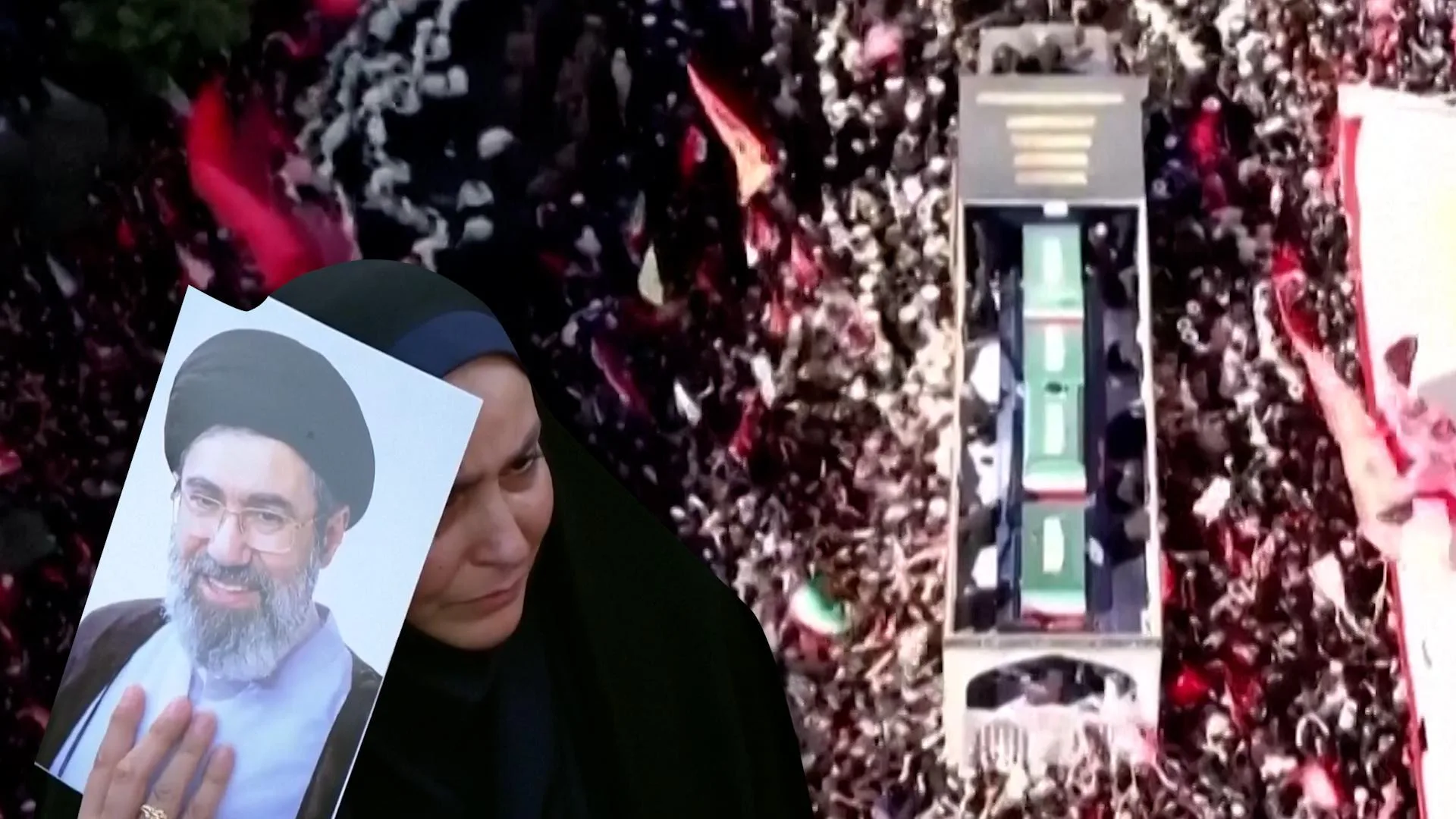 LES IMAGES DE L’ADIEU DES IRANIENS À L’AYATOLLAH KHAMENEI PENDANT LES FRAPPES AMÉRICAINES