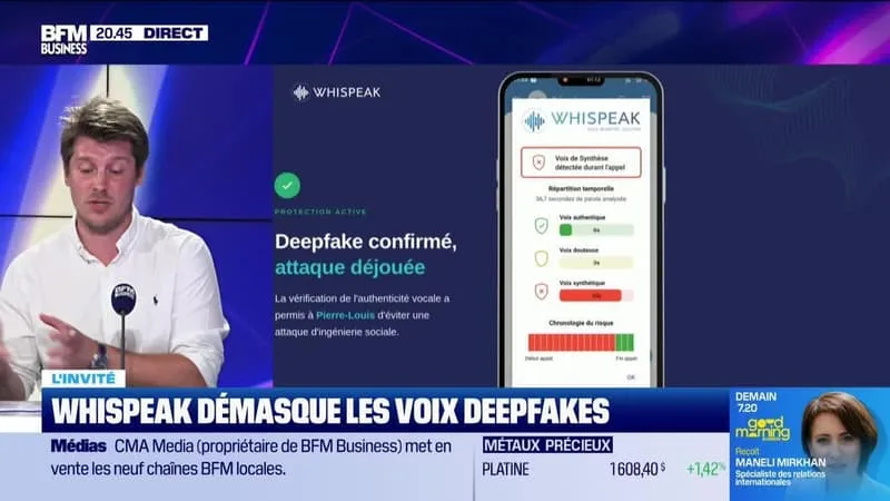 FLORENT VAN CALSTER (WHISPEAK) : WHISPEAK DÉMASQUE LES VOIX DEEPFAKES – 25/06