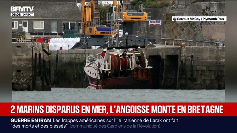UN CHALUTIER FRANÇAIS FAIT NAUFRAGE DANS LA MANCHE, DEUX MARINS DISPARUS